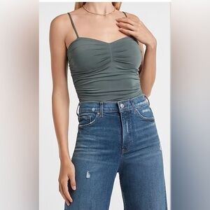Express Body Contour Ruched Bodysuit XS